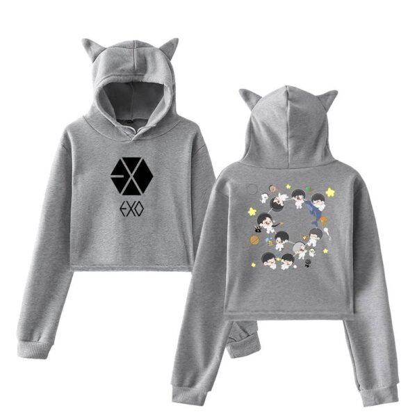 EXO Cropped Hoodie #2 - Image 4