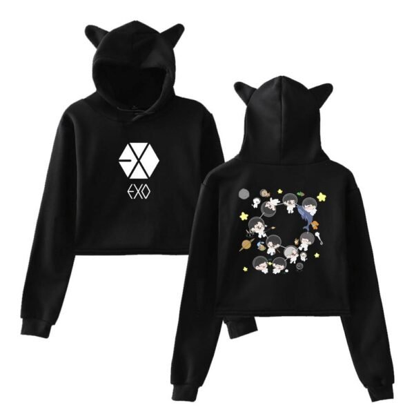 EXO Cropped Hoodie #2 - Image 2