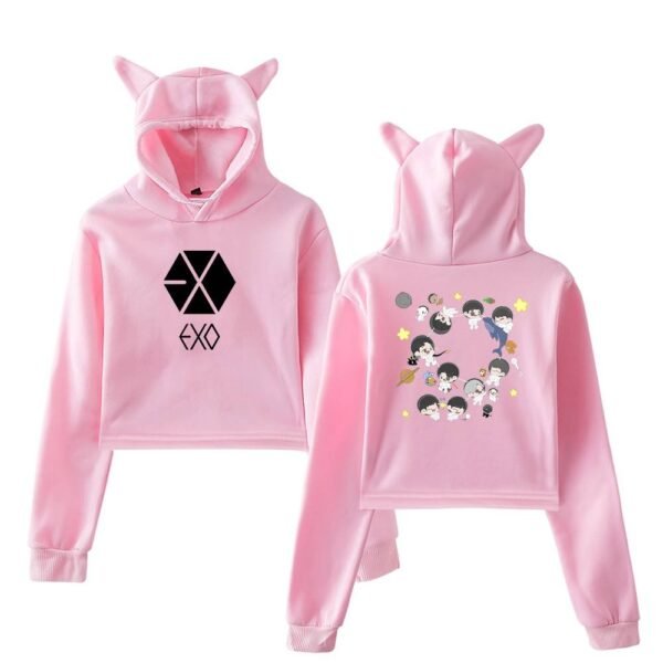 EXO Cropped Hoodie #2 - Image 5