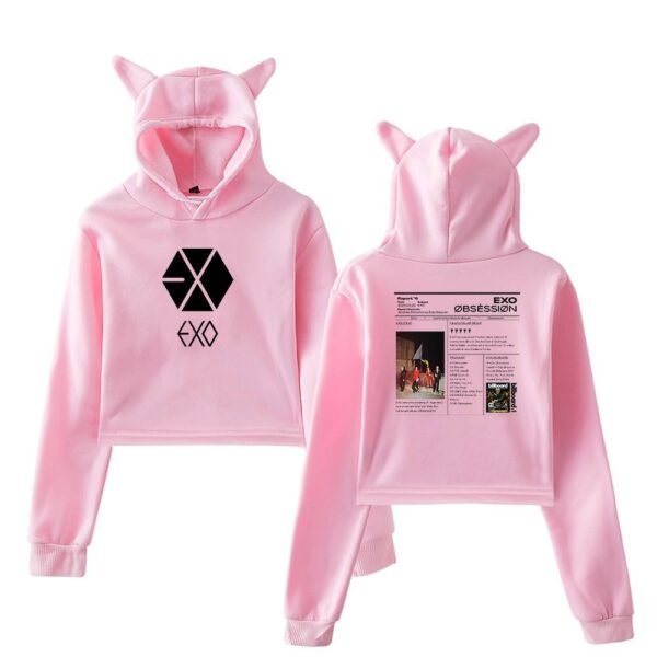 EXO Cropped Hoodie #4 - Image 5
