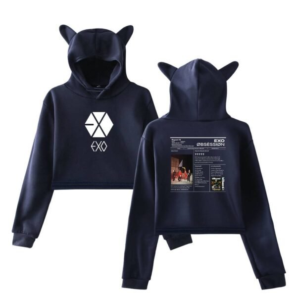 EXO Cropped Hoodie #4 - Image 3